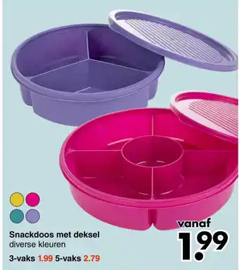 Wibra Snackdoos met deksel aanbieding