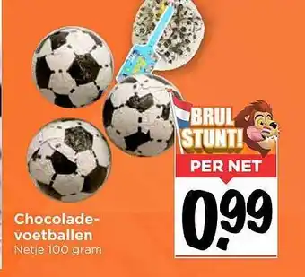 Vomar Voordeelmarkt Chocolade voetballen aanbieding