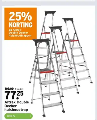 GAMMA Altrex double decker huishoudtrap aanbieding