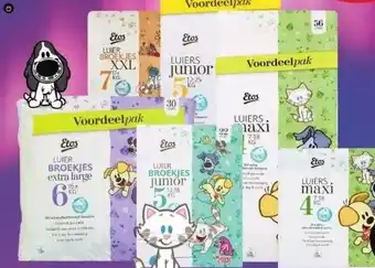 Etos Etos woezel & pip luiers en luierbroekjes alle varianten, combineer en profiteer! m.u.v. puur&zacht, zwemluiers, mini en mega aanbieding