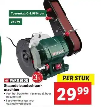 Lidl Staande bandschuur machine aanbieding