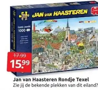 Boekenvoordeel Jan van haasteren rondje texel aanbieding