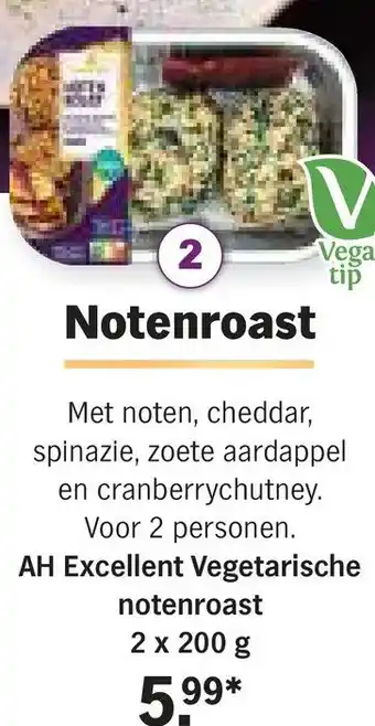 Albert Heijn Ah excellent vegetarische notenroast aanbieding