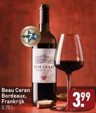 ALDI Beau ceran bordeaux, frankrijk aanbieding