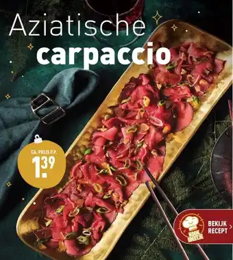 ALDI Aziatische carpaccio aanbieding