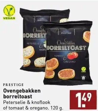 ALDI Ovengebakken borreltoast aanbieding