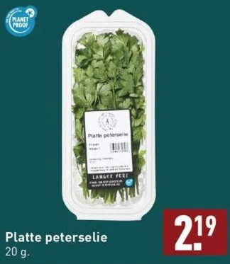 ALDI Platte peterselie aanbieding