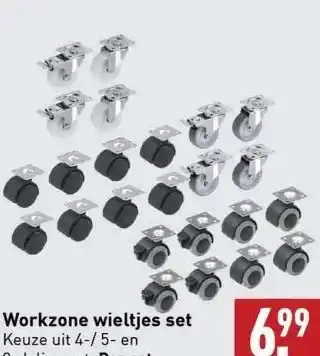 ALDI Workzone wieltjes set keuze uit 4-/5- en 8-delige set. per set. aanbieding