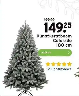 GAMMA Kunstkerstboom colorado aanbieding