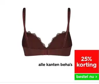 HEMA Alle kanten beha's aanbieding