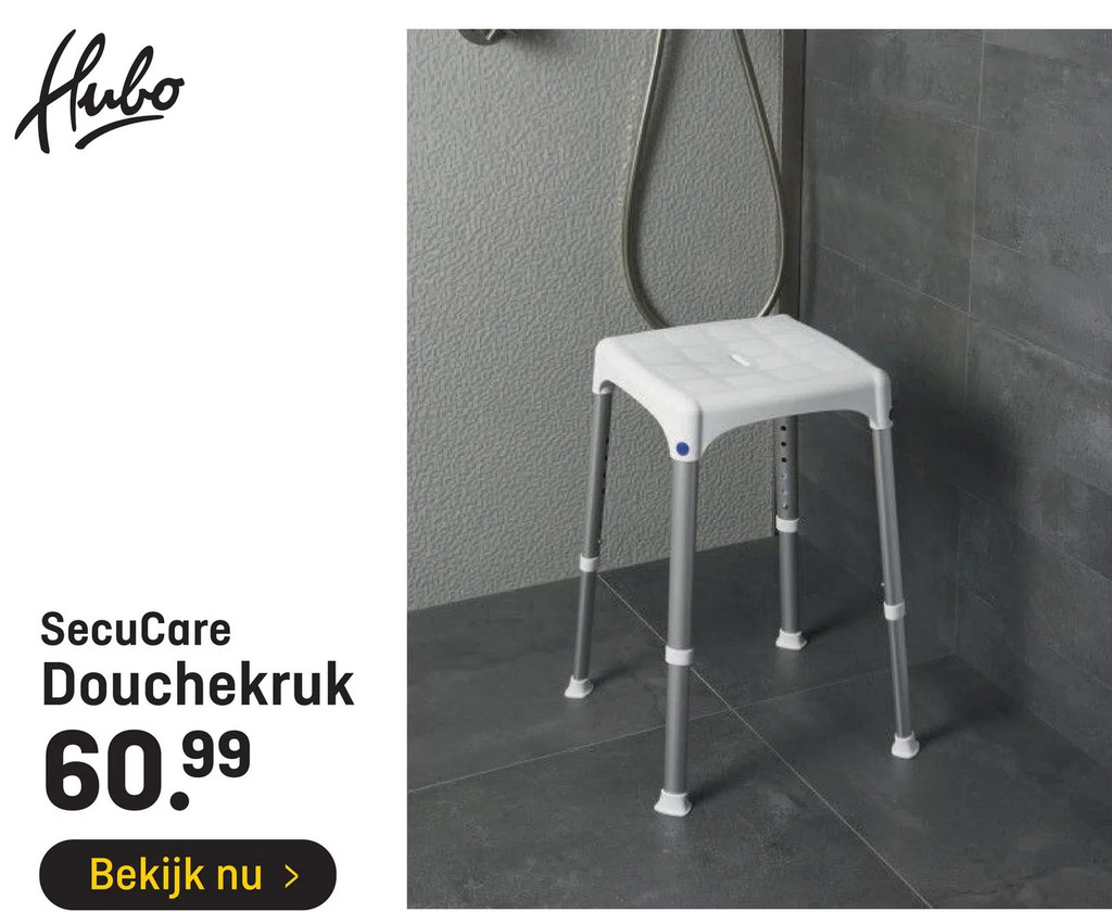 Secucare douchekruk aanbieding bij Hubo