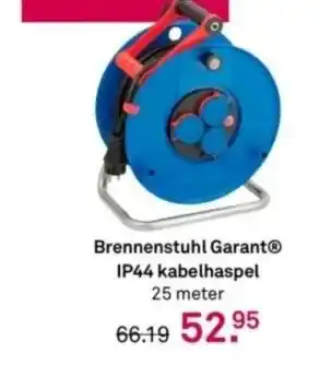 Karwei Brennenstuhl garantⓡ ip44 kabelhaspel 25 meter aanbieding