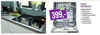 Keukendepot Frilec vaatwasser aanbieding