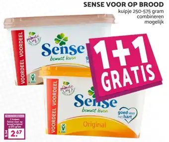 MCD Supermarkt Sense voor op brood aanbieding