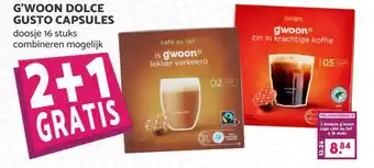 MCD Supermarkt G'woon dolce gusto capsules aanbieding