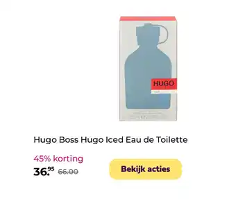 Plein.nl Hugo boss hugo iced eau de toilette aanbieding