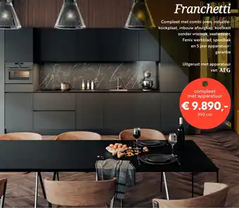 Superkeukens Franchetti aanbieding