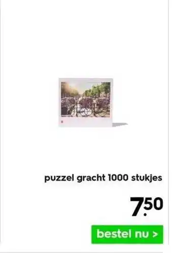 HEMA Puzzel gracht 1000 stukjes aanbieding