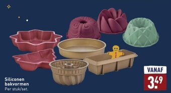 ALDI Siliconen bakvormen aanbieding