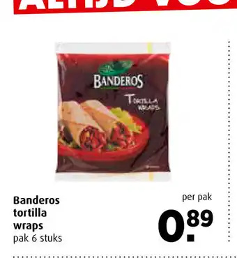 Boni Banderos tortilla wraps 6 stuks aanbieding