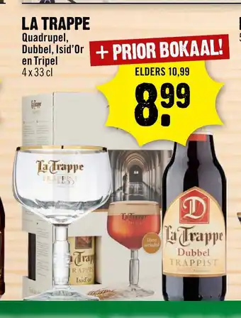 Dirck 3 La Trappe Quadrupel, Dubbel, Isid'Or en Tripel aanbieding