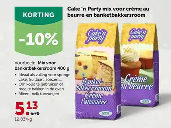 Aveve Mix vor banketbakkersroom 400 g aanbieding