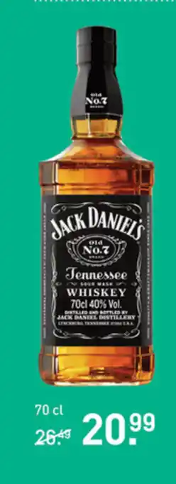 Gall & Gall Jack Daniels Jannessee Whiskey 70 cl aanbieding