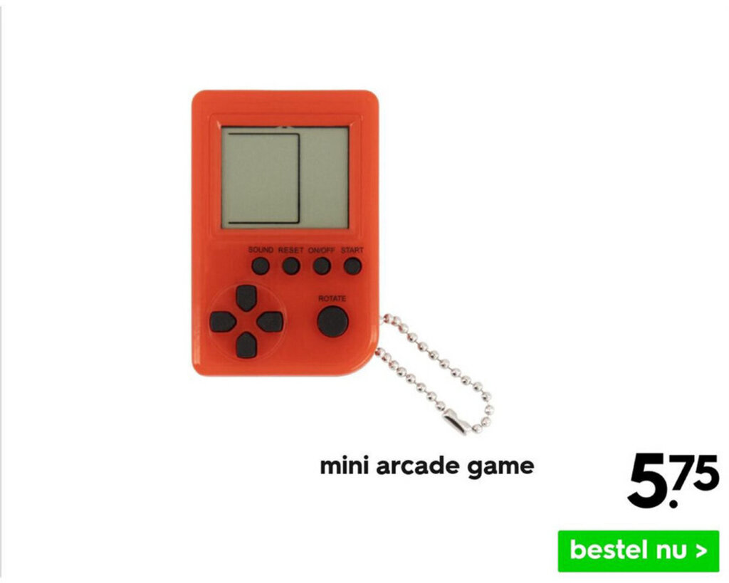 Mini arcade game aanbieding bij HEMA