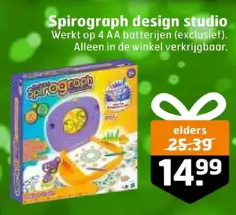 Trekpleister Spirograph design studio aanbieding