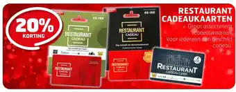 Trekpleister Restaurant cadeaukaarten aanbieding