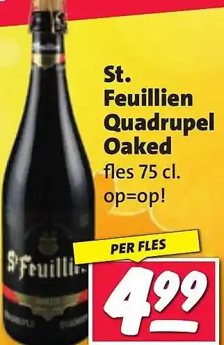 Nettorama St. feuillien quadrupel oaked aanbieding