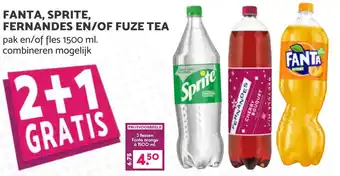 Boon`s Markt Fanta, sprite, fernandes en/of fuze tea aanbieding