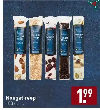 ALDI Prestige nougat reep aanbieding