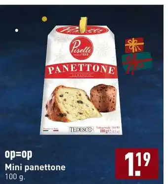 ALDI Piselli mini panettone aanbieding