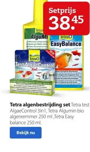 Boerenbond Tetra algenbestrijding set tetra test aanbieding