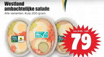 Dirk Westland ambachteliike salade aanbieding