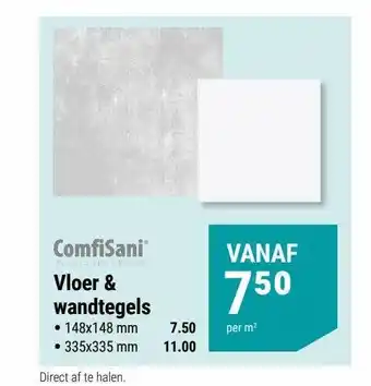 Pontmeyer Comfisani vloer & wandtegels aanbieding