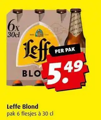 Boni Leffe blond aanbieding