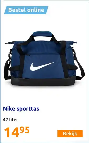 Action Nike sporttas aanbieding