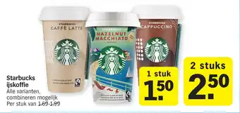 Albert Heijn Starbucks ijskoffie aanbieding