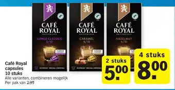 Albert Heijn Café Royal capsules 10 stuks aanbieding