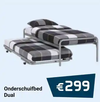 Beddenreus Onderschuifbed Dual aanbieding