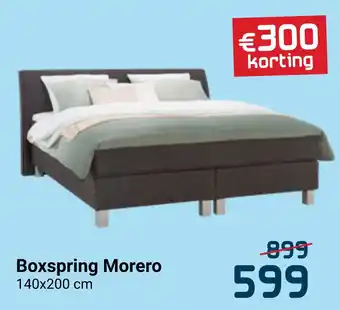 Beddenreus Boxspring Morero aanbieding