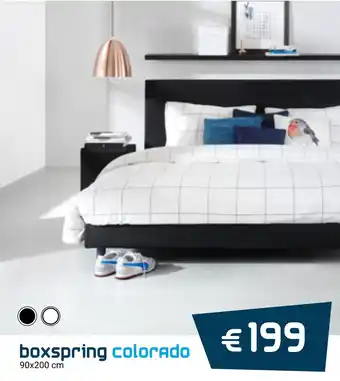 Beddenreus boxspring colorado aanbieding