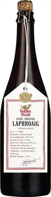 Drankdozijn Gulden draak cuvée prestige laphroaig 75cl aanbieding