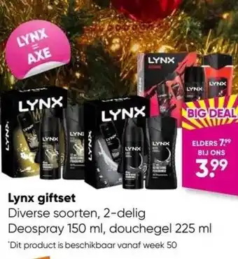 Big Bazar Lynx giftset aanbieding