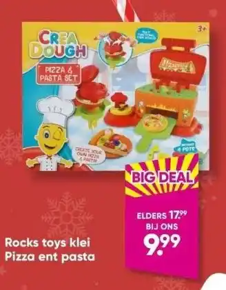 Big Bazar Rocks toys klei pizza ent pasta aanbieding