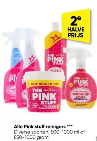 Big Bazar Alle pink stuff reinigers aanbieding