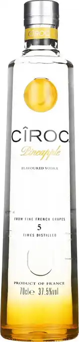 Drankdozijn Ciroc pineapple 70cl aanbieding