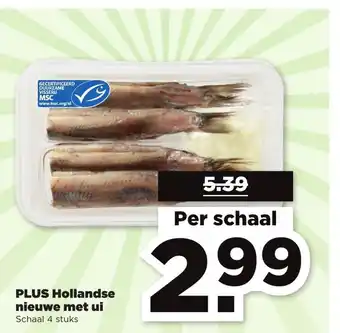 PLUS PLUS Hollandse nieuwe met ui aanbieding